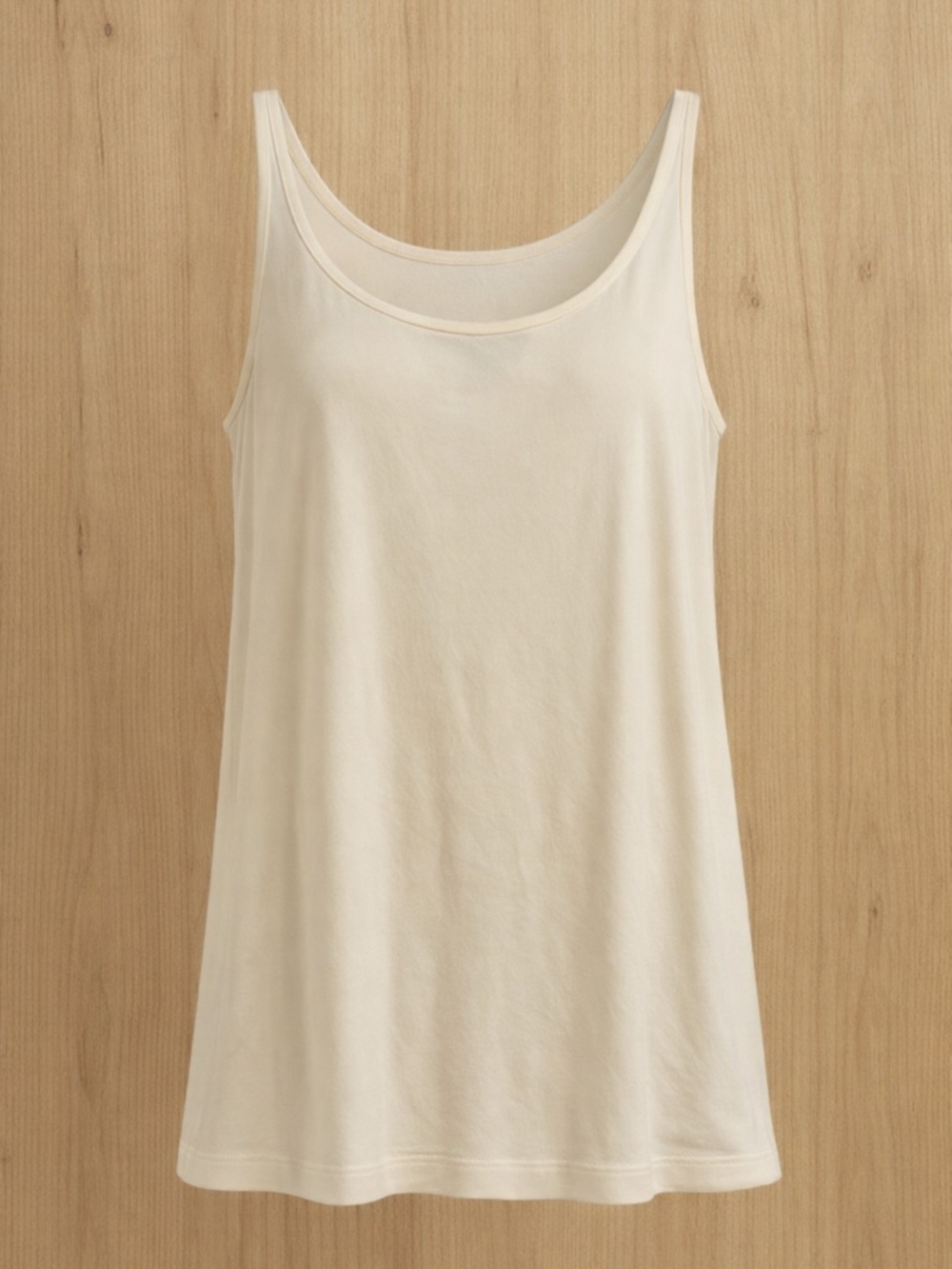 Eileen Fisher 100% Silk Tank Top – Cream/Ivory Size Small